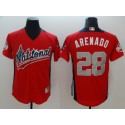 National League #28 Nolan Arenado Red 2018 All-Star Game Home Run Derby Jersey