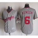 Nationals #6 Anthony Rendon Grey New Cool Base Stitched Jersey