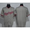 Nationals Blank Grey New Cool Base Stitched Jersey