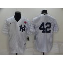 New York Yankees #42 Mariano Rivera White Cool Base Stitched Baseball Jersey