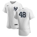 New York Yankees #48 Anthony Rizzo White Flex Base Stitched Baseball Jersey