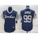 New York Yankees #99 Aaron Judge Navy Stitched Baseball Jersey