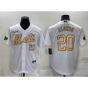 New York Mets #20 Pete Alonso White 2022 All-Star Cool Base Stitched Baseball Jersey