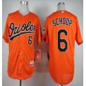 Orioles #6 Jonathan Schoop Orange Cool Base Stitched Jersey