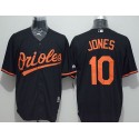 Orioles #10 Adam Jones Black New Cool Base Stitched Jersey