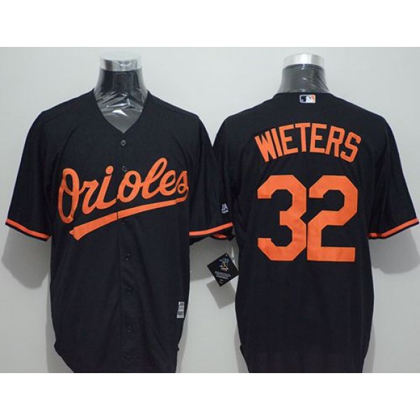 Orioles #32 Matt Wieters Black New Cool Base Stitched Jersey