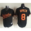 Orioles #8 Cal Ripken Black New Cool Base Stitched Jersey