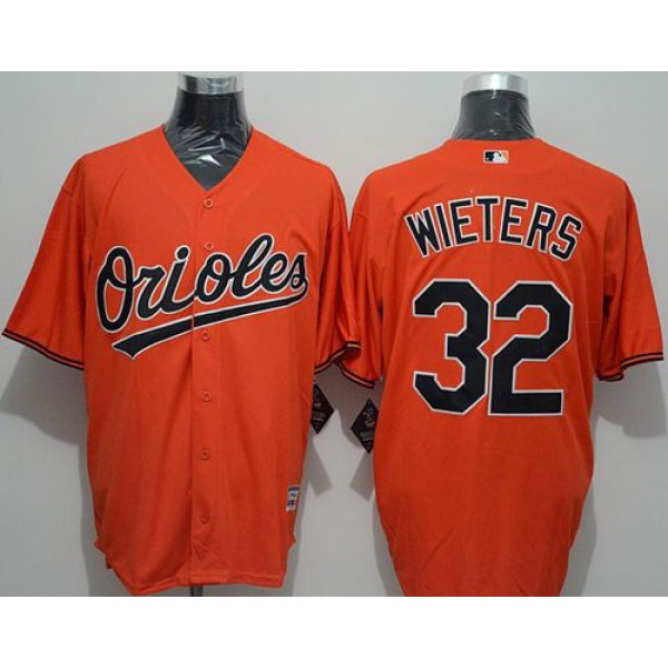 Orioles #32 Matt Wieters Orange New Cool Base Stitched Jersey