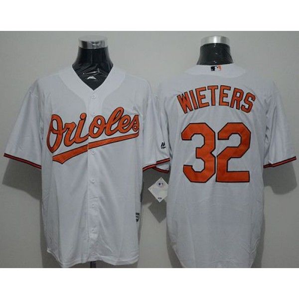 Orioles #32 Matt Wieters White New Cool Base Stitched Jersey