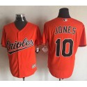 Orioles #10 Adam Jones Orange New Cool Base Stitched Jersey