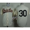 Orioles #30 Chris Tillman Cream 1954 Turn Back The Clock Stitched Jersey