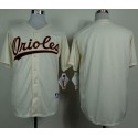 Orioles Blank Cream 1954 Turn Back The Clock Stitched Jersey