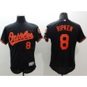 Orioles #8 Cal Ripken Black Flexbase Authentic Collection Stitched Jersey