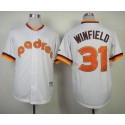 Padres #31 Dave Winfield White 1984 Turn Back The Clock Stitched Jersey