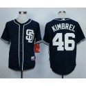 Padres #46 Craig Kimbrel Dark Blue Alternate 1 Cool Base Stitched Jersey