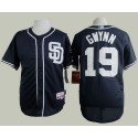 Padres #19 Tony Gwynn Navy Blue Cool Base Stitched Jersey