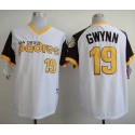 Padres #19 Tony Gwynn White 1978 Turn Back The Clock Stitched Jersey