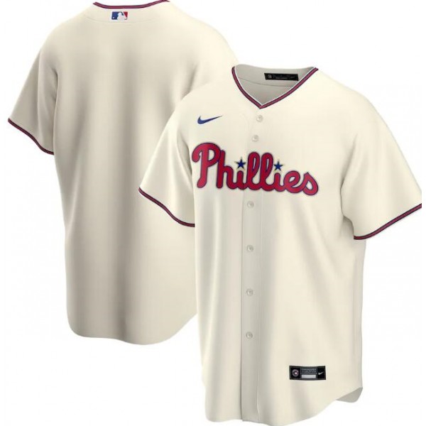 Philadelphia Phillies Cream Cool Base Stitched Jersey