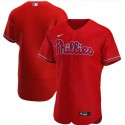 Philadelphia Phillies Red Flex Base Stitched Jersey