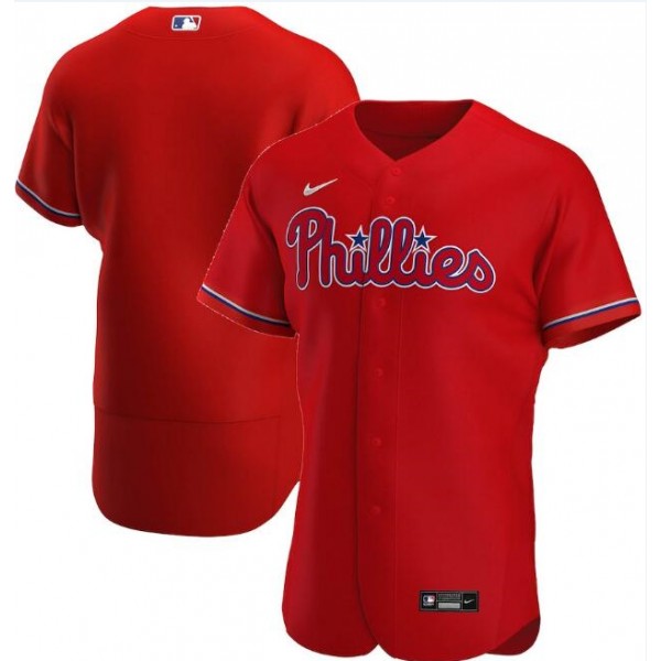 Philadelphia Phillies Red Flex Base Stitched Jersey