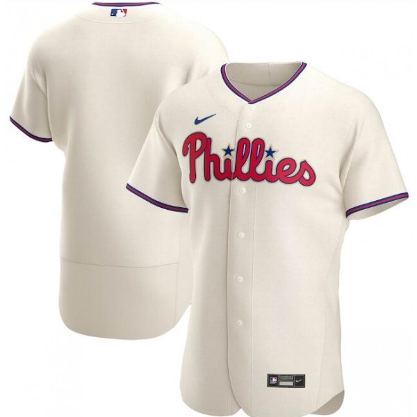 Philadelphia Phillies Cream Flex Base Stitched Jersey