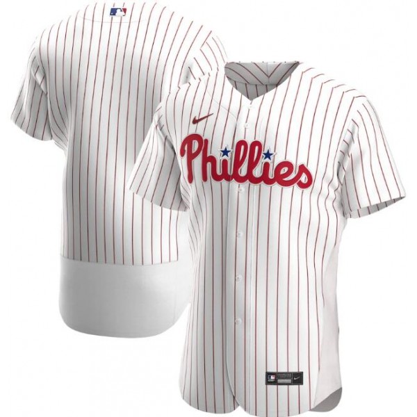 Philadelphia Phillies White Flex Base Stitched Jersey