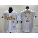 Philadelphia Phillies #3 Bryce Harper White 2022 All-Star Cool Base Stitched Baseball Jersey