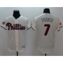 Phillies #7 Maikel Franco Cream Fashion Stars Stripes Flexbase Authentic Stitched Jersey