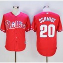 Phillies #20 Mike Schmidt Red New Cool Base Stitched Jersey