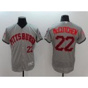 Pirates #22 Andrew McCutchen Grey Fashion Stars Stripes Flexbase Authentic Stitched Jersey