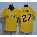 Pirates #27 Jung-Ho Kang Gold Flexbase Authentic Collection Cooperstown Stitched Jersey