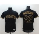 Pirates #22 Andrew McCutchen Black Fashion Flexbase Authentic Collection Stitched Jersey