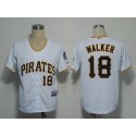 Pirates #18 Neil Walker White Stitched Jersey