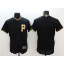 Pirates Blank Black Flexbase Authentic Collection Stitched Jersey