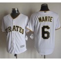 Pirates #6 Starling Marte White New Cool Base Stitched Jersey