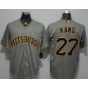Pirates #27 Jung-Ho Kang Grey New Cool Base Stitched Jersey