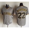 Pirates #22 Andrew McCutchen Grey New Cool Base Stitched Jersey