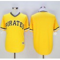 Pirates Blank Gold New Cool Base Stitched Jersey