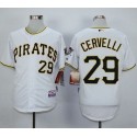 Pirates #29 Francisco Cervelli White Cool Base Stitched Jersey