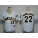 Pirates #22 Andrew McCutchen White Stitched Jersey