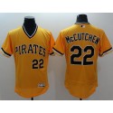 Pirates #22 Andrew McCutchen Gold Flexbase Authentic Collection Cooperstown Stitched Jersey