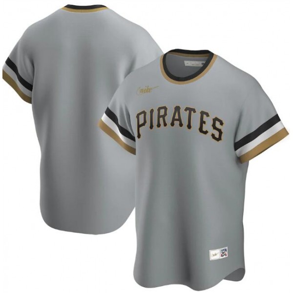 Pittsburgh Pirates Grey Cool Base Stitched Jersey