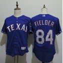 Rangers #84 Prince Fielder Blue Flexbase Authentic Collection Stitched Jersey