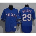 Rangers #29 Adrian Beltre Blue Flexbase Authentic Collection Stitched Jersey