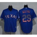 Rangers #29 Adrian Beltre Blue USA Flag Fashion Stitched Jersey