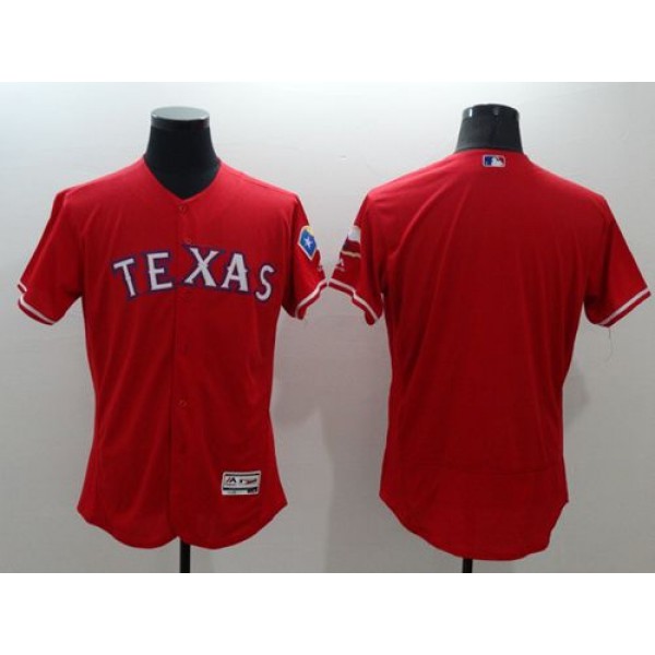 Rangers Blank Red Flexbase Authentic Collection Stitched Jersey