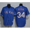 Rangers #34 Nolan Ryan Blue New Cool Base Stitched Jersey