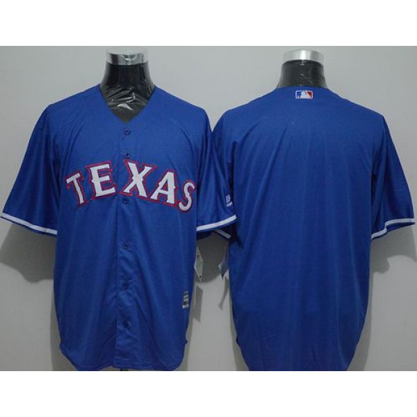 Rangers Blank Blue New Cool Base Stitched Jersey