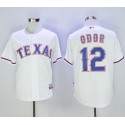 Rangers #12 Rougned Odor White Cool Base Stitched Jersey
