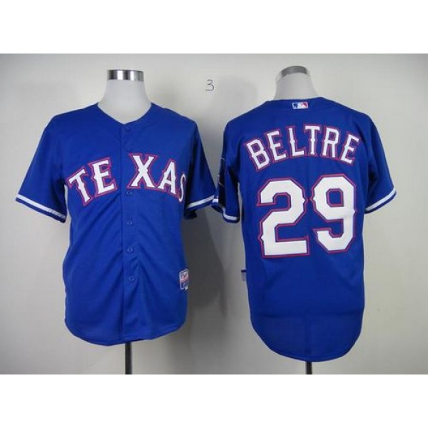 Rangers #29 Adrian Beltre Blue Cool Base Stitched Jersey